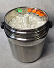 108x 3ml Vials - XL Insulated Peptide Storage - Stainless Steel