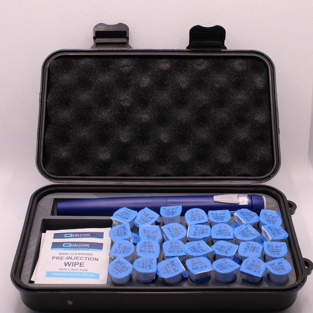 Peptide Pen Case – Compact Storage for Pens, Needles & Wipes - PepChillStore