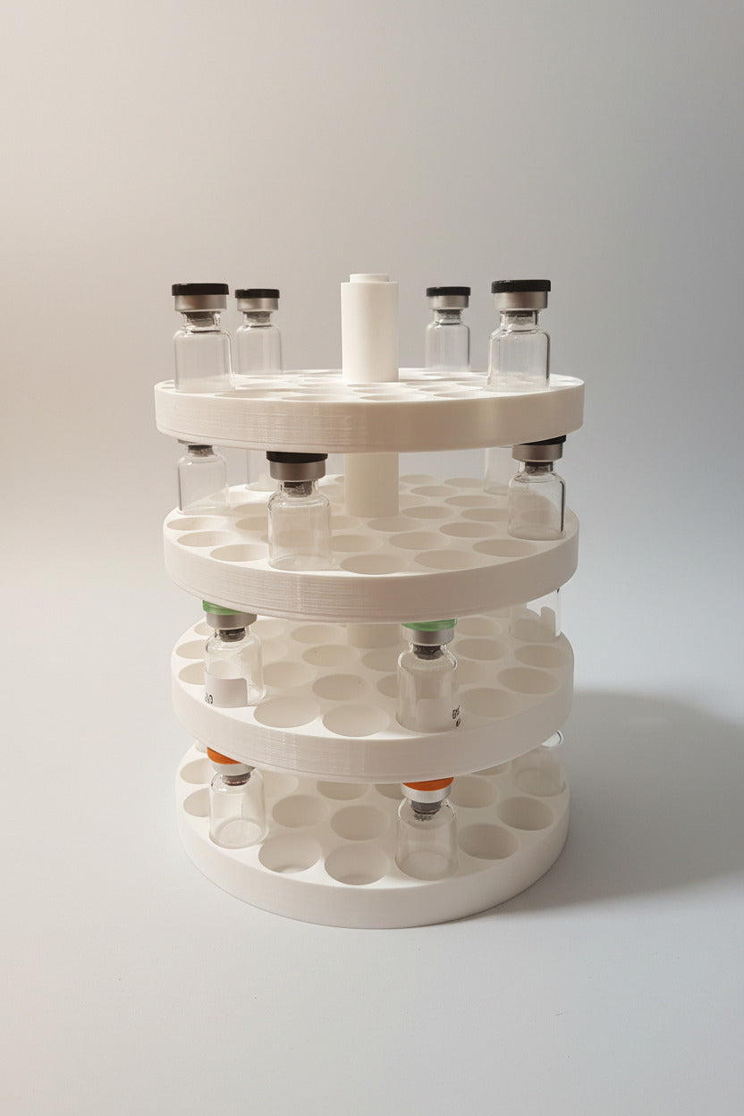 144x 3ml Vials - 2XL Insulated Peptide Storage - Stainless Steel