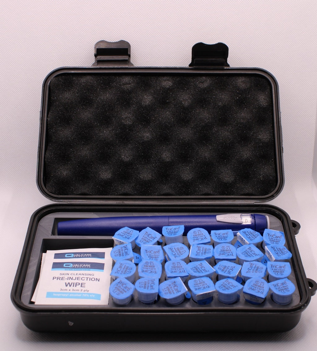 Peptide Pen Case – Compact Storage for Pens, Needles & Wipes