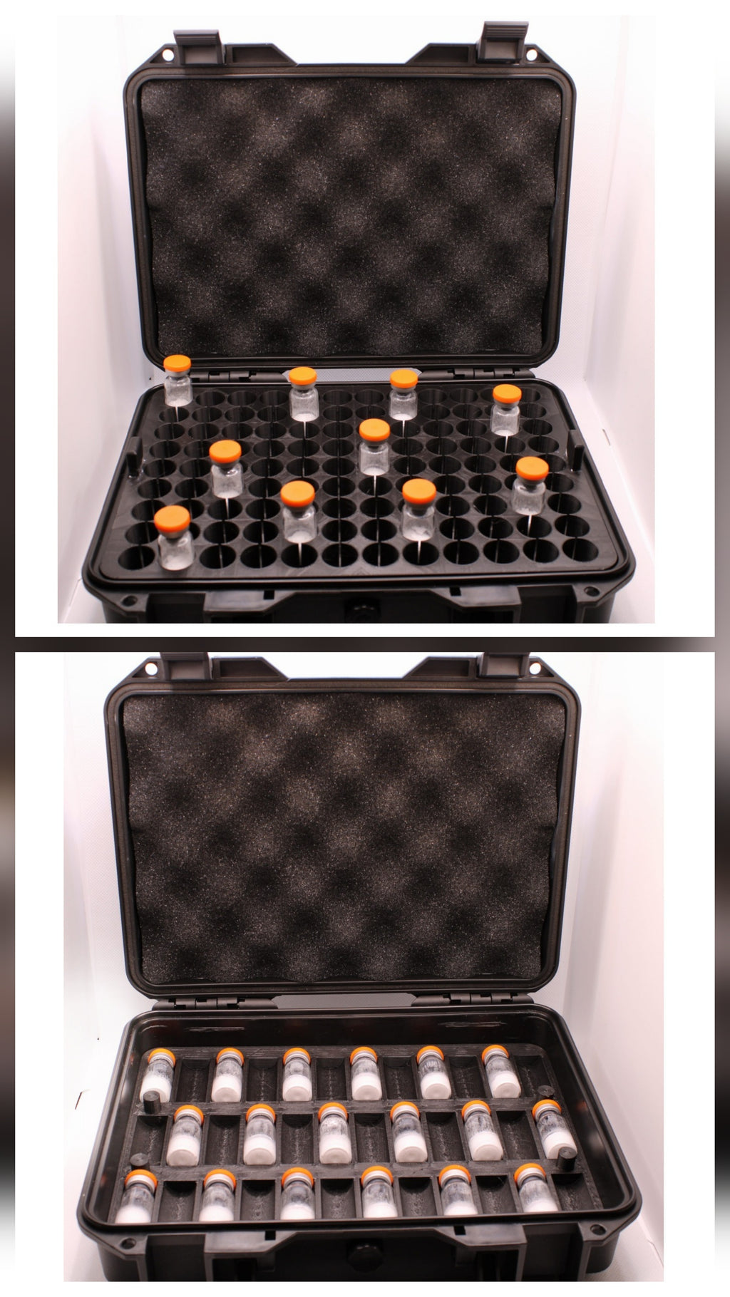 XL Rugged 3ml Peptide/HRT Storage Case (144 vials 3ml/40 10ml)