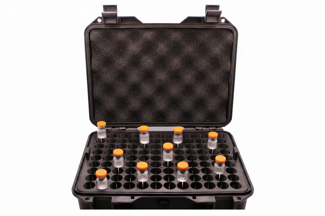 XL Rugged 3ml Peptide/HRT Storage Case (144 vials 3ml/40 10ml) - PepChillStore